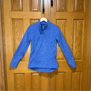 Duluth Trading Co Blue Quarter-Snap Pullover Women’s XS